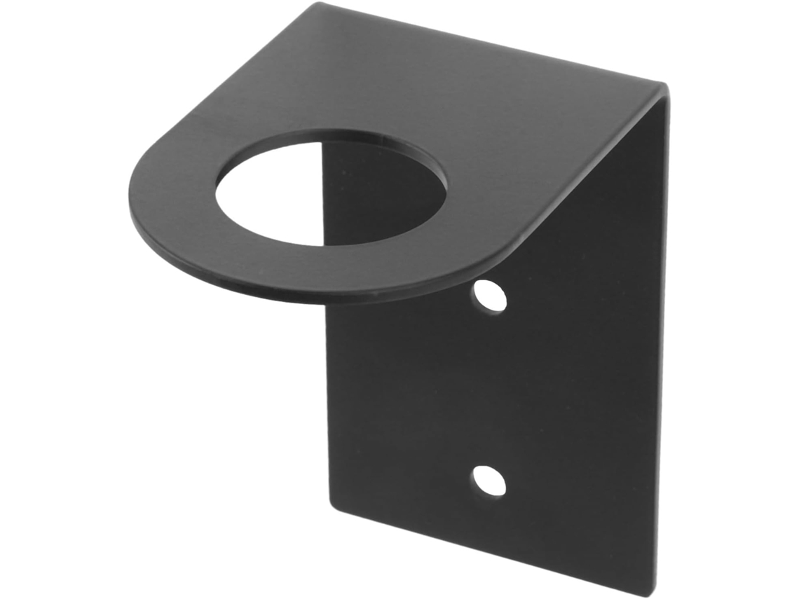 Suporte Para Frasco De Chuveiro E Parede Em Aço Inoxidável Preto Com Compatibilidade Versátil