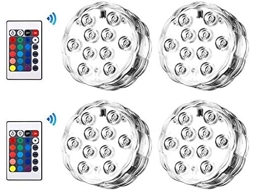 Eecoo Unterwasser Light Led Unterwasserlicht Mit Fernbedienung Ip68 Wasserdicht Rgb Farbwechsel Led Light Poolbeleuchtung Für Schwimmbad,