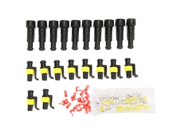Awts 10 Conjuntos Conector de Carro Impermeável 1p 2p 3p Amp 1.5 Plug Macho e Fêmea