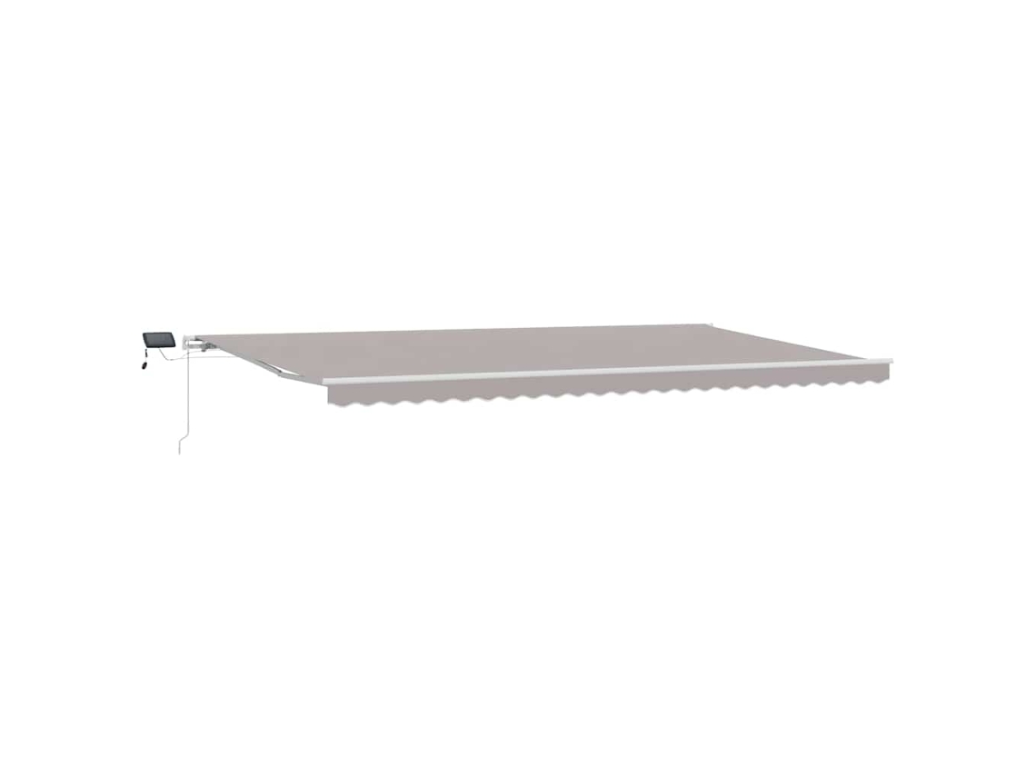 Toldo Cinzento-claro Cinzento-claro Vidaxl Cinzento-claro (600x300 Cm)