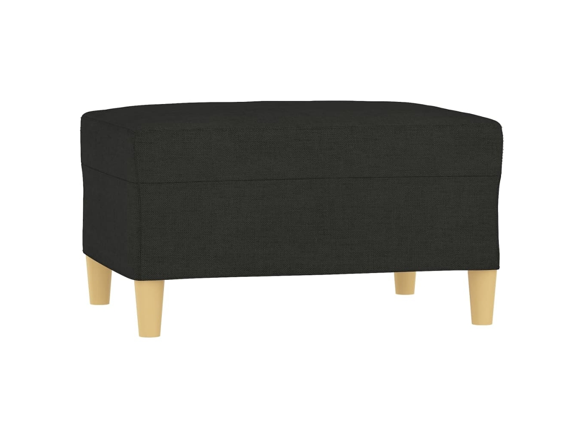 Footstool, Footstools Vidaxl Preto Tecido (70 X 55 X 41 Cm)