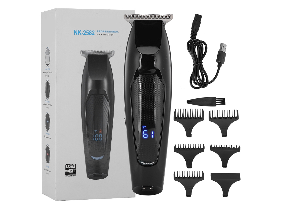 2026-cortador De Cabelo Elétrico Lcd Com Carregamento Usb Recarregável Ferramenta Profissional Para Barbearias E Salões De Beleza