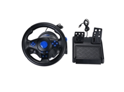 Volante LAXISCREED 180° com Pedais e Vibração Usb