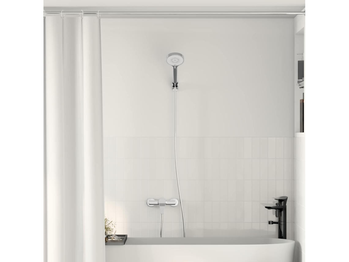 Vidaxl Conjunto De Cabeça De Chuveiro Chrome G 1 / 2 Polegadas Latão