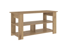 Suporte de TV artesanal em carvalho, 100 x 40 x 50 cm, exclusivo da Maison.