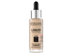 Base Líquida Eveline Hd Longa Duração 24h com Conta-gotas de Precisão 015 Baunilha Clara, 32ml Eveline Cosmetics