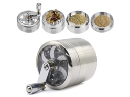 Moedor De Café Portátil Prateado, Para Grãos De Café, Uso Doméstico, Escritório E Viagens, Com Uso Prático E Transporte Fácil
