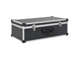 Cd Case, Cd Cases Vidaxl Preto Madeira (n/a)