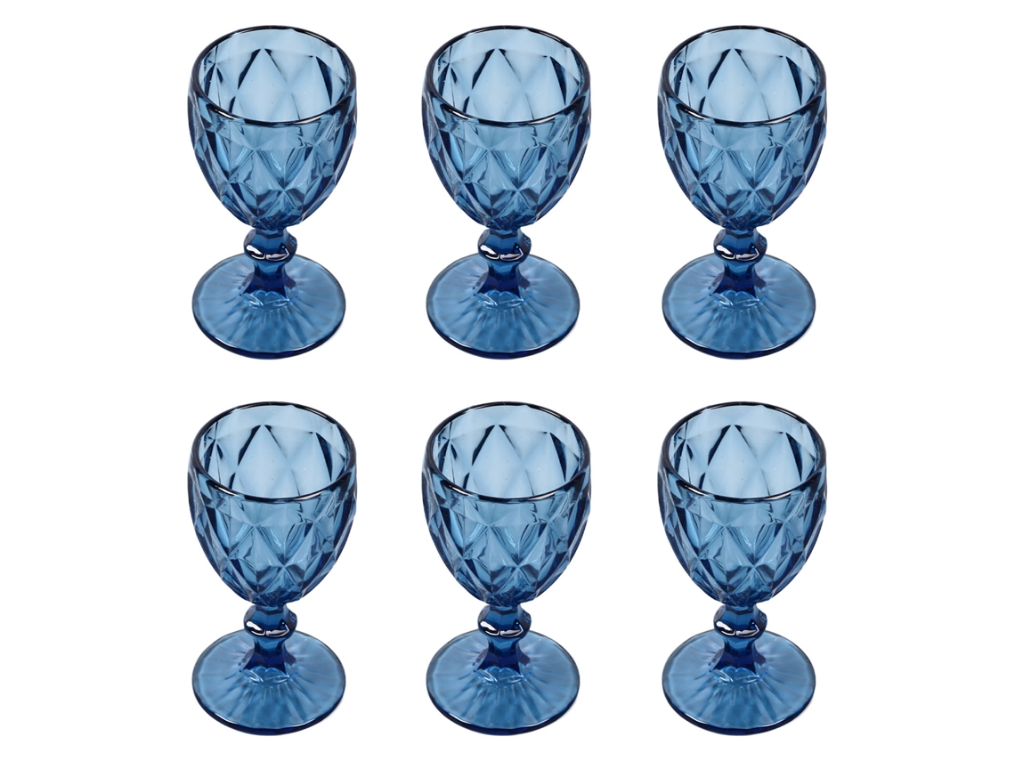 Conjunto 6 Copos Vinho Vintage LAXISCREED 240ml