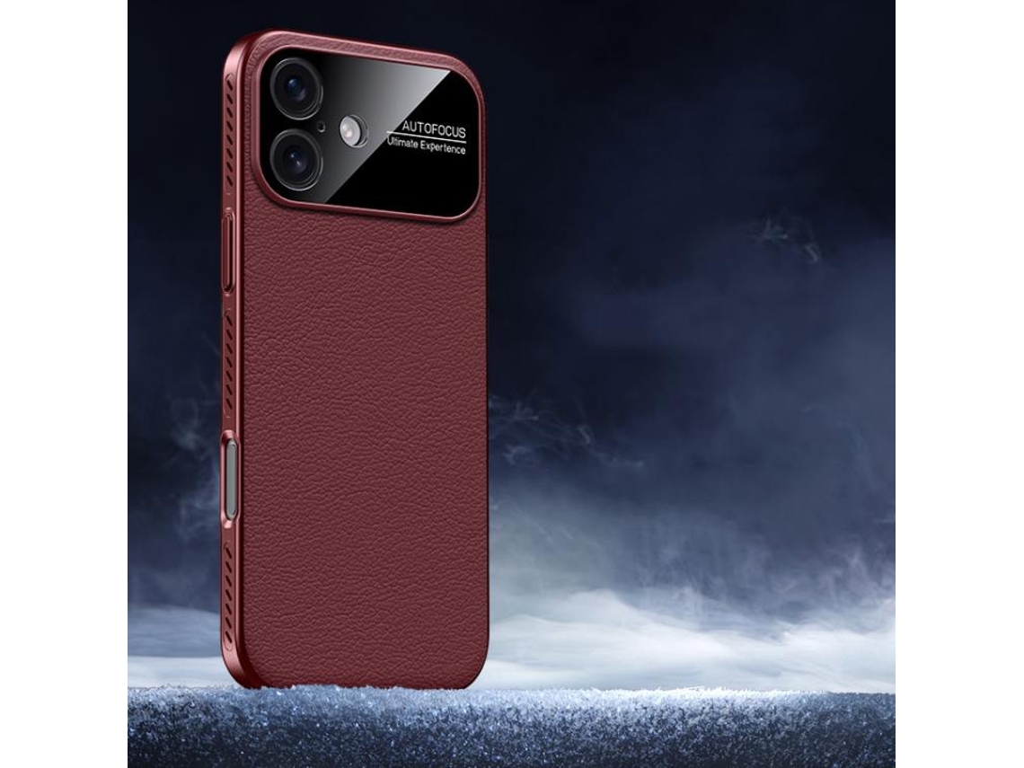 Capa Para Iphone 17 - Soft Armor Com Resfriamento - Couro Macio Híbrido Em Pc