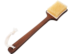 Escova Collbath Para Costas E Corpo Com Cerdas De Porco Cabo Longo Madeira Escovação A Seco Esfregação, Limpeza Suave E