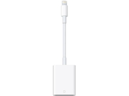 Adaptador APPLE MJYT2ZM/A (iPad - Lightning - Cartão SD - 1 Porta - Branco)