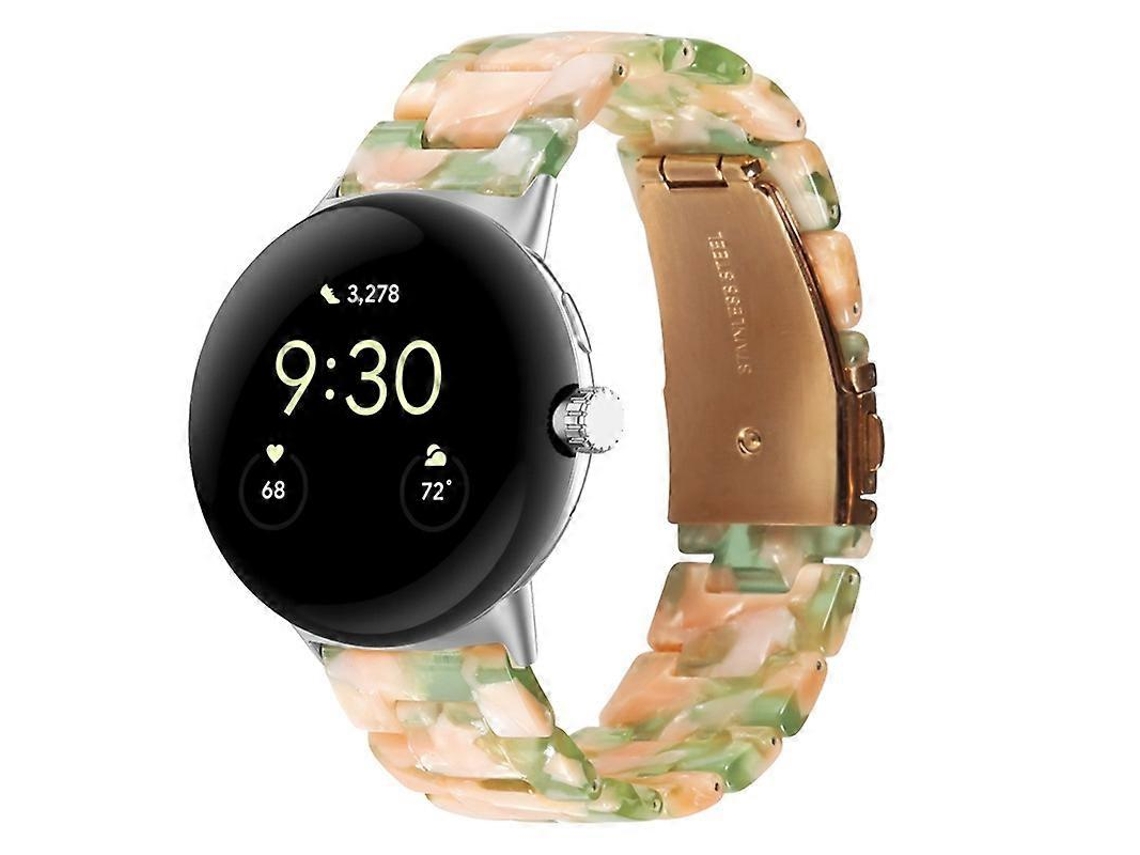 Pulseira De Resina Com Três Contas Para Google Pixel Watch
