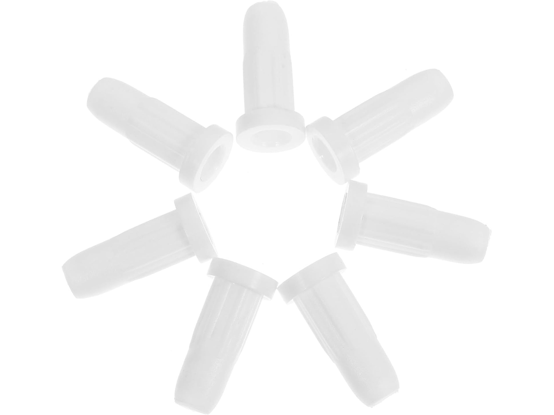 20 Capas Protetoras Para Rodinhas De Berço, Capas De Plástico Branco, Fácil Instalação E Redução De Ruído Para Móveis