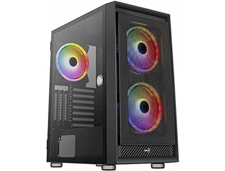 Caixa Semitorre Atx AEROCOOL Pgs Graphite-G-Bk-V2 Frgb Preto