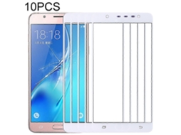 Para Samsung Galaxy J7 Max, 10 Peças De Lente De Vidro Externa Da Tela Frontal.