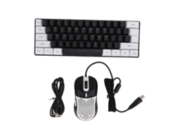 Teclado 61 Teclas com Mouse Rgb LAXISCREED