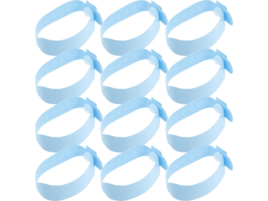 Pulseiras Descartáveis Para Recém Nascidos Ibasenice, 100 Unidades, Impermeáveis E Ajustáveis, Em Pvc, Ideais Para Uso