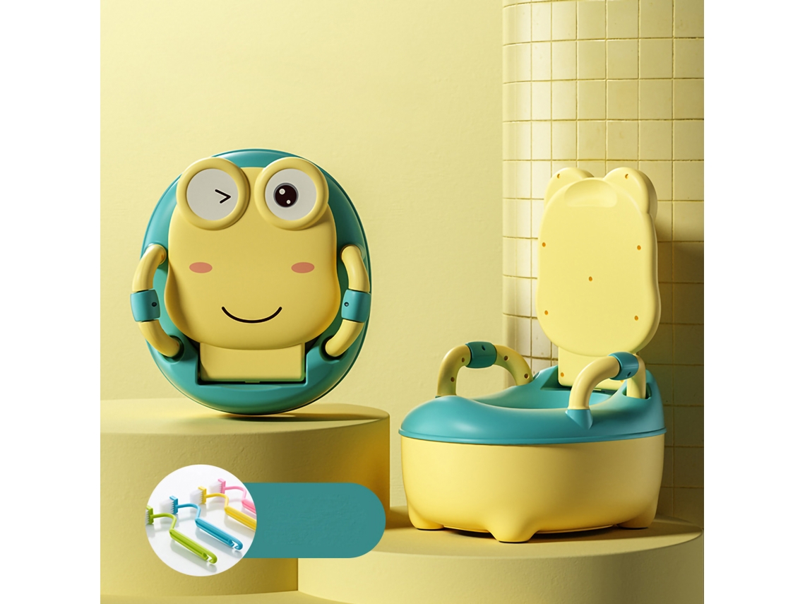 Primerox vaso Sanitário Infantil Portátil de Treinamento Eco friendly Pp Amarelo para Viagens