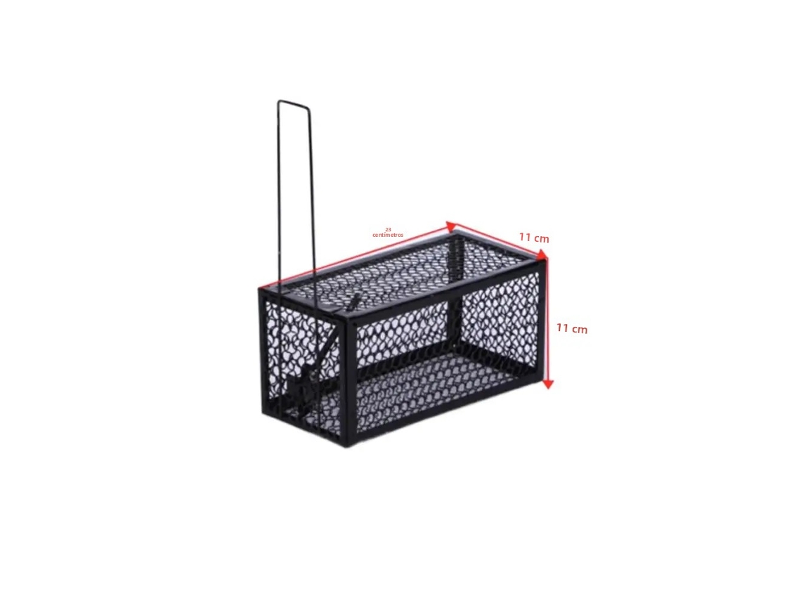 Ratoeira MDUG com caixa de armazenamento, trava, 23x11x11cm