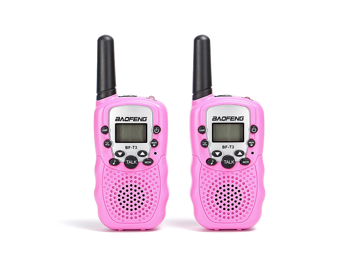 Pacote com 2 Walkie talkies infantis recarregáveis com 16 canais AQUAFORGE