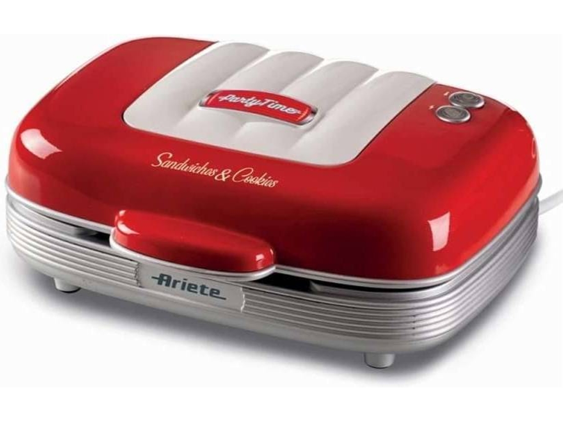 Sandwicheira ARIETE 1972/00 3 em 1 Cupcakes Vermelho (Outlet Grade A)