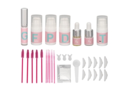 Kit 2 Em 1 De Lifting E Tintura De Cílios E Sobrancelhas Profissional 37ml Preto Líquido