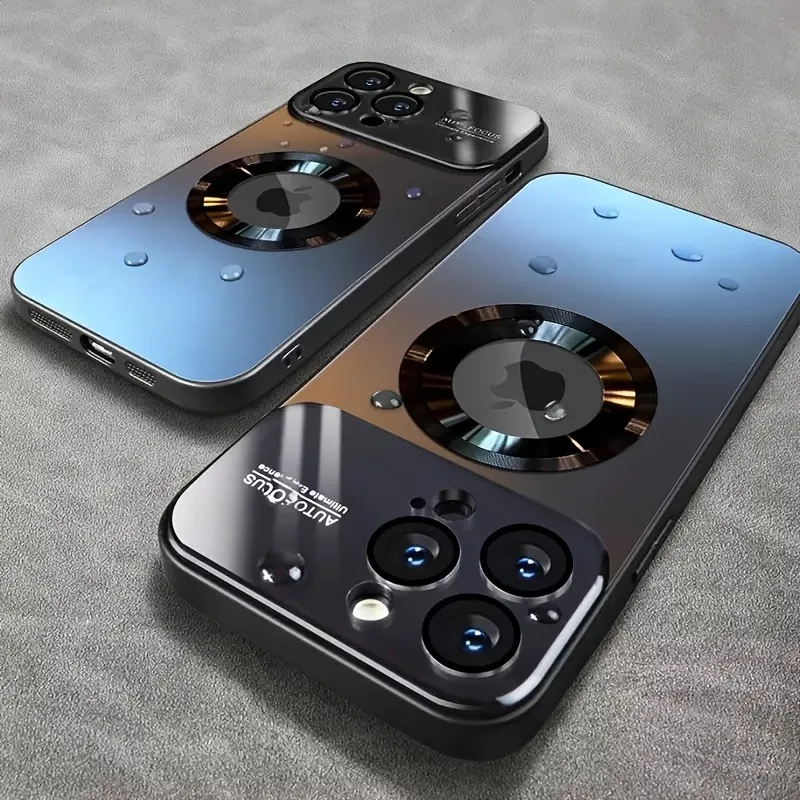 (iphone 13 Pro Max Preto) Capa Magnética Elegante Para Iphone, Compatível Com A Função Magnética Magsafe.