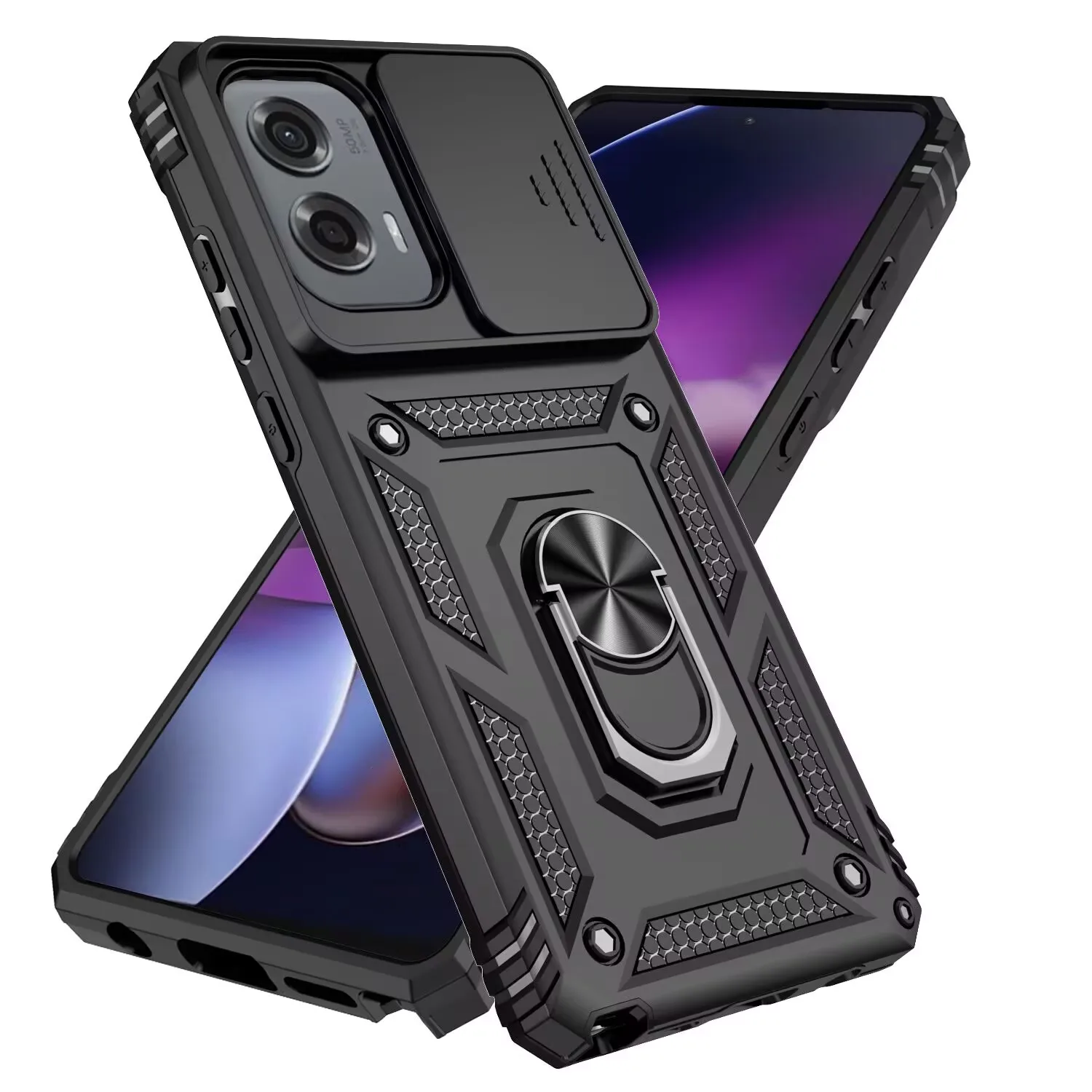 (preto, Motorola Moto G 5g) Capa Protetora Com Suporte Magnético, Adequada Para A Série Motorola.
