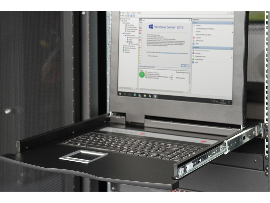 Digitus Ds-72210-1Us Consola Rack 43.2 Cm 17" 1280 X 1024 Pixels Preto 1U