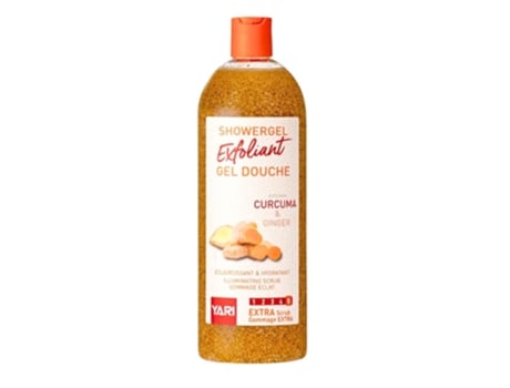 Gel de Banho Esfoliante Curcuma E Gengibre 1000ml Yari