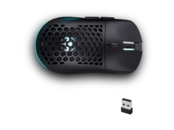Ratos Sem Fio Recarregáveis Silenciosos 2.4g Com 7 Luzes De Fundo Coloridas Para Laptop Pc Usb-c