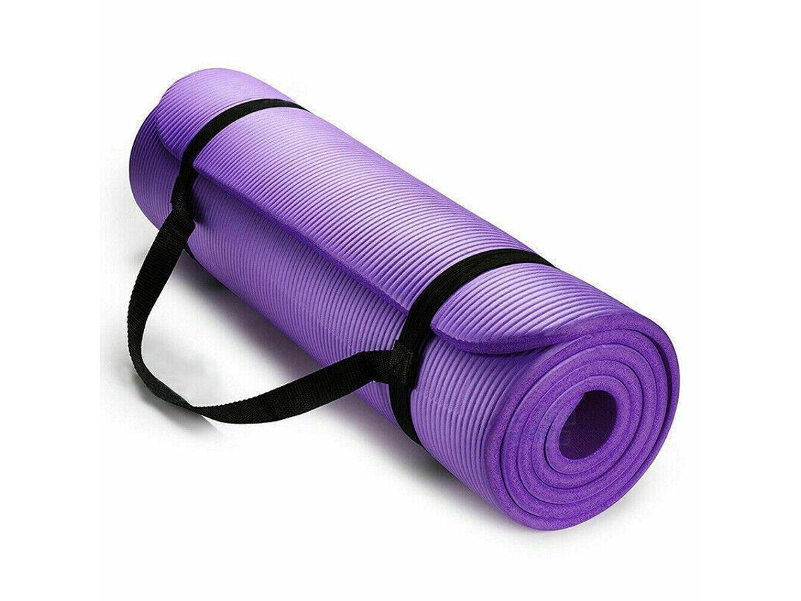 Tapete De Ioga Nbr Durável Com 10 Mm Espessura Para Academia E Pilates.-aquaforge