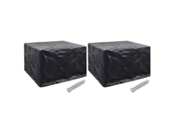 Garden Furniture Cover, Garden Furniture Covers Vidaxl Preto Plástico (135 X 135 X 90 Cm)