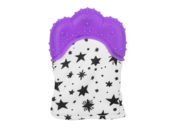 Mali luva de Chupeta Silicone para Bebê com 3+ Meses Alivia Dor de Dentes Roxo