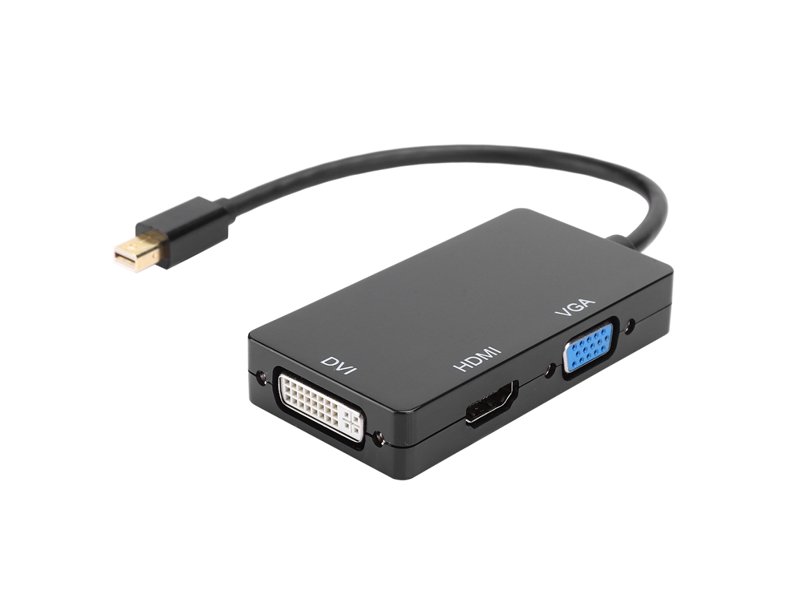 Adaptador LAXISCREED Mini Displayport para Vga Hdmi Dvi