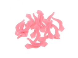 2x10 Pares de Pontas Óculos Silicone, Ganchos para Orelha, Suporte Aderência, Rosa GOKOCO