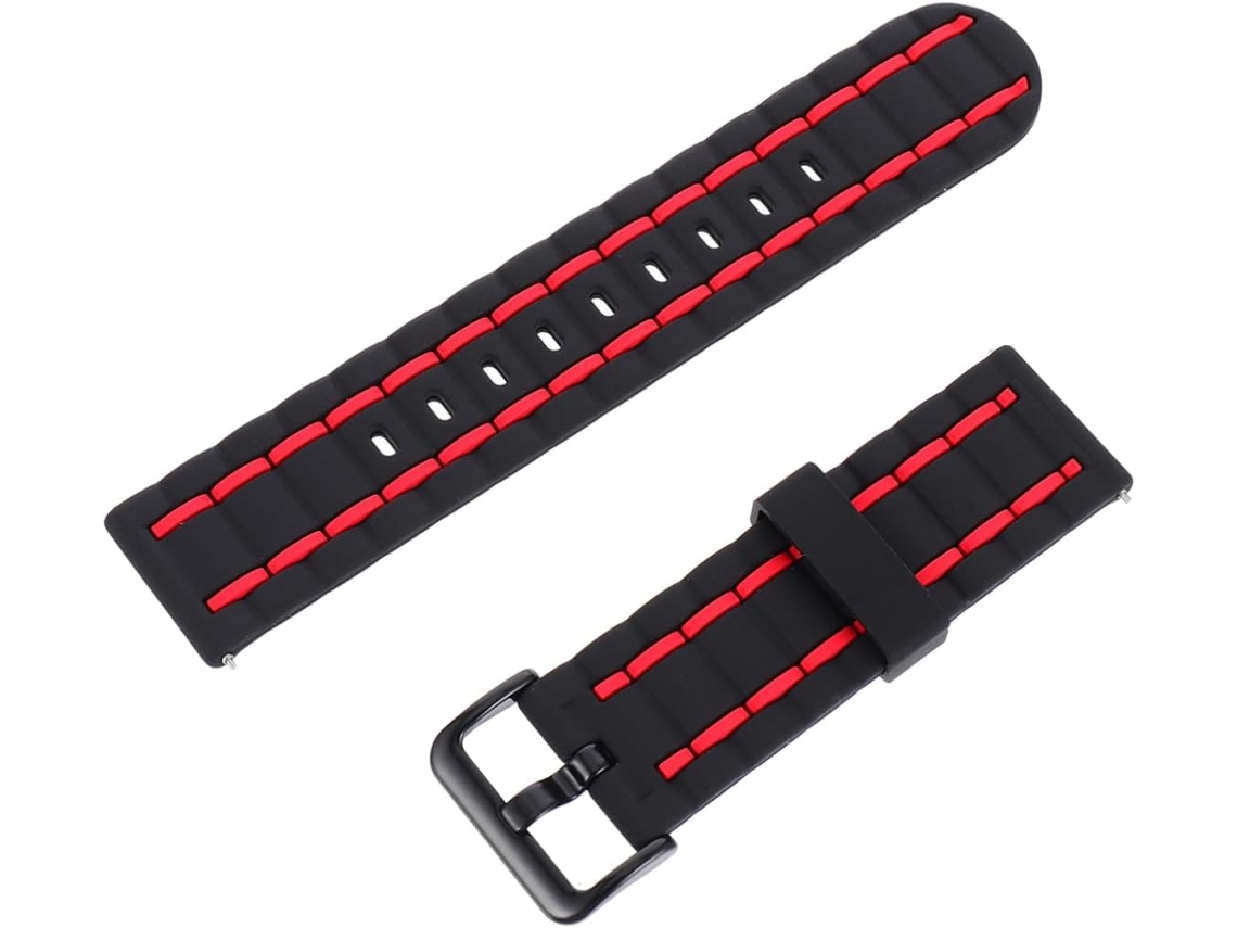 Pulseira De Silicone Premium Para Relógio, Bicolor, Durável, Compatível, Acessório Esportivo, Hipoal Gokoco