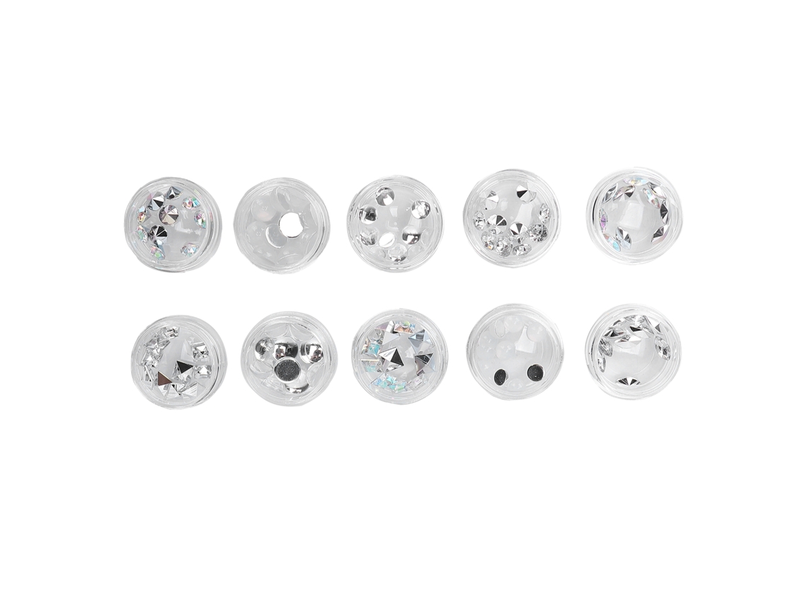 10 Caixas/conjunto De Pedras Strass Para Unhas Flocos De Glitter Decorações Multifuncionais Para Arte De Unhas E Manicure