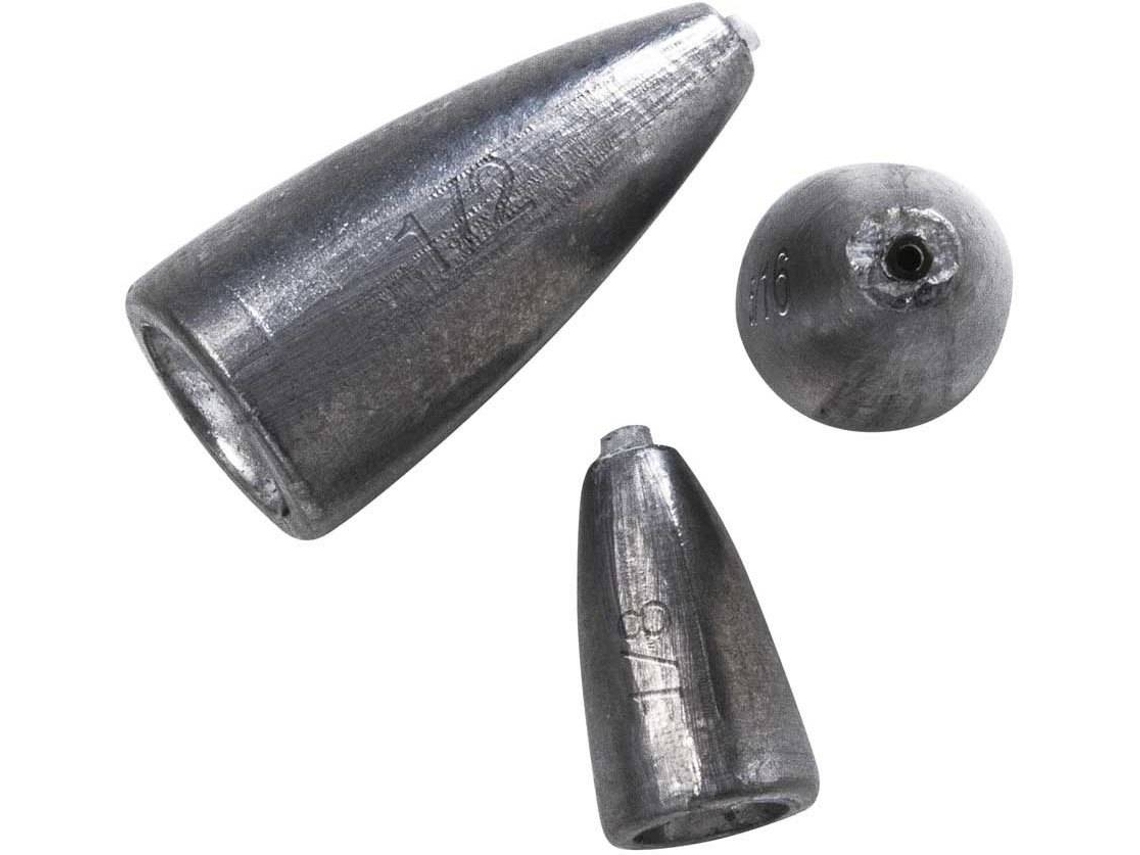 Chumbos de Pesca OMTD Bullet Lead Alloy Cinzento (7 g)