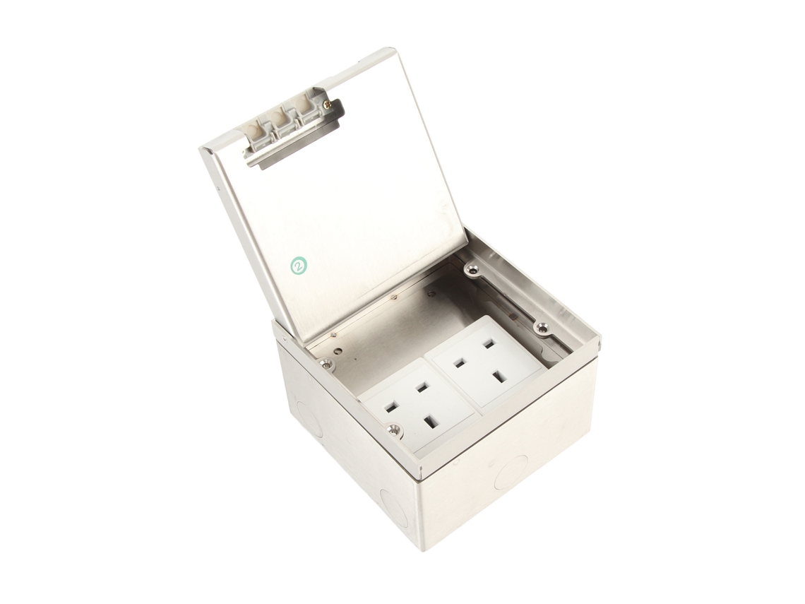Laxiscreed Tomada De Extensão Com Suporte Duplo E Conector De 3 Pinos Para Mais Praticidade