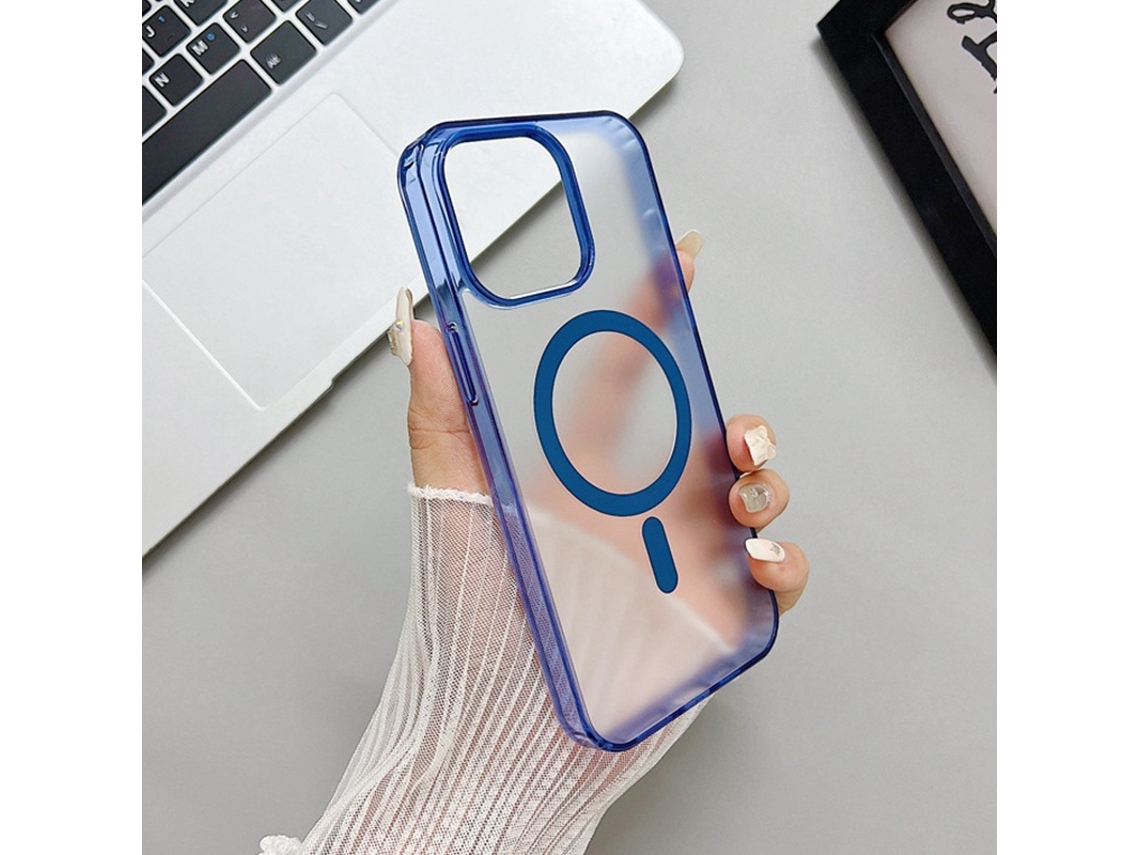 Capa Para Iphone 17 Fosca, Magnética, Em Acrílico Fosco, Resistente A Quedas.