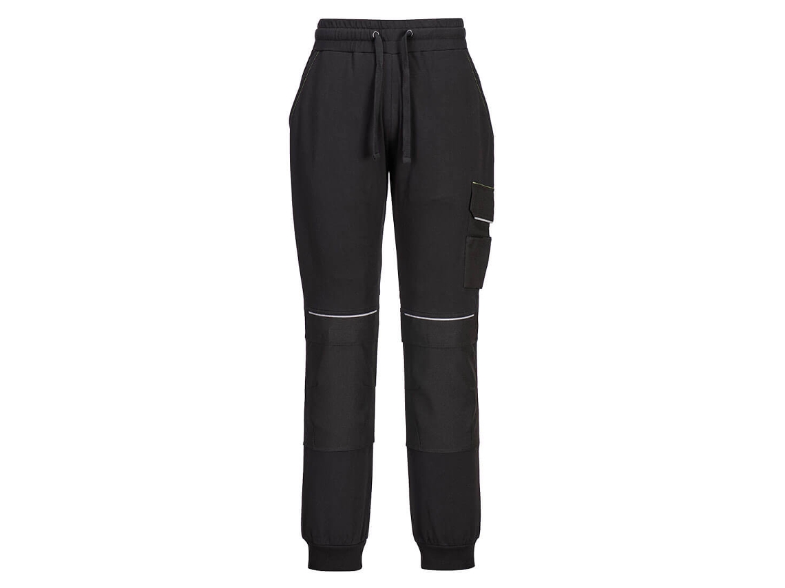 Calças De Jogging Pw3 Work Conforto E Durabilidade / Preto / L Portwest