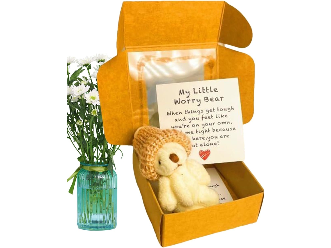 Mini Urso De Pelúcia Genérico - Uso Prático E Funcional