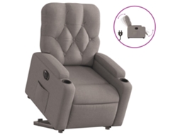 Electric Stand Up Recliner Chair, Electric Stand Up Recliner Chairs Vidaxl Cinzento-acastanhado Tecido