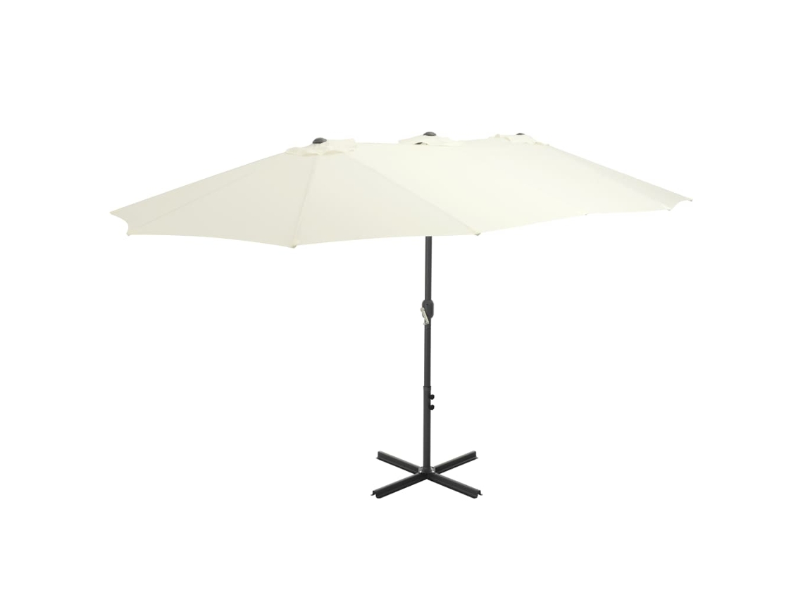 Parasol, Parasols Vidaxl Bege Tecido (n/a)