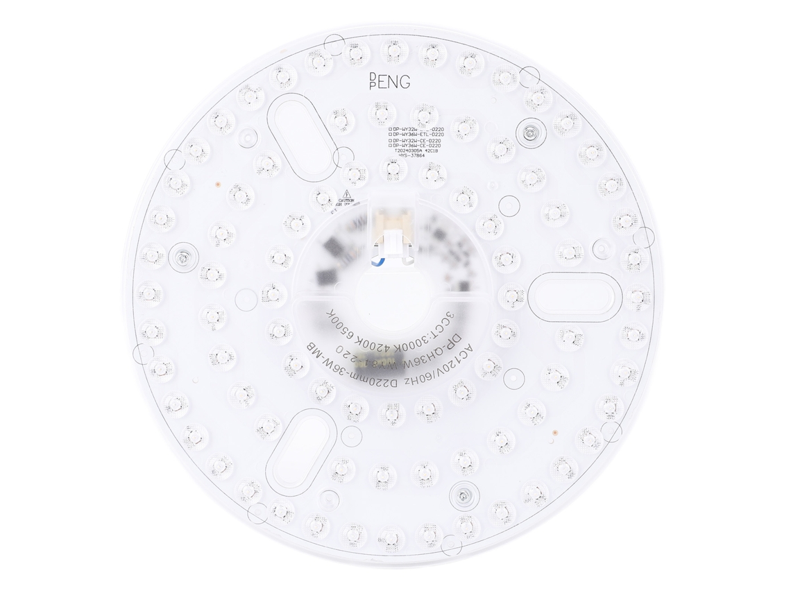 2026 substituição de Lâmpada Led para Ventilador de Teto Redondo 8.66 Polegadas 36w 3cct 3000k 6500k Ajustável 120v