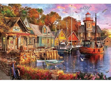 JOGOS E BRINQUEDOS KIDS - Puzzle Atardecer No Porto 5000 Peças Puzzle Atardecer No Porto 5000 Peças