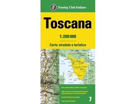 Livro Tuscany de Touring Club Italiano (Italiano)