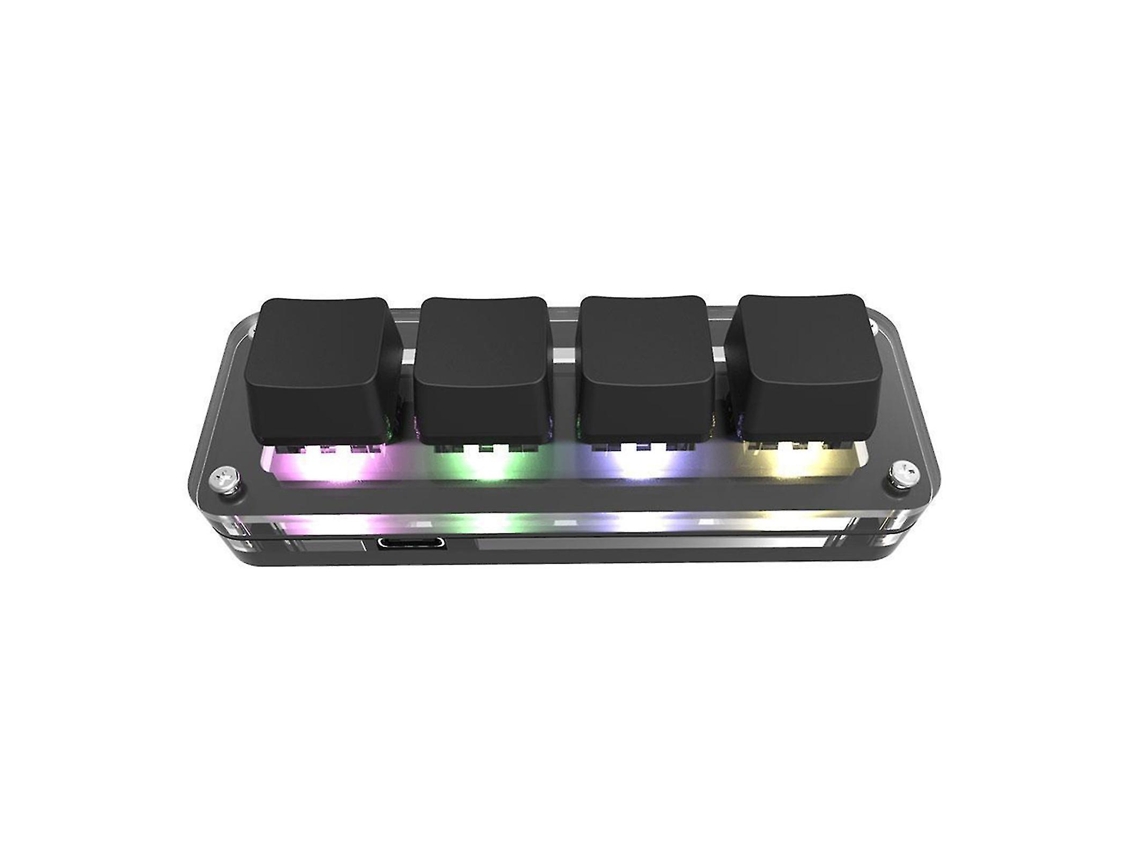 Teclado Sem Fio Compatível Com Bluetooth Com Botão Macro Personalizado, Teclado De 3 A 12 Teclas Everley891
